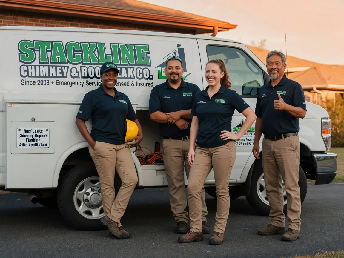 Chimney flashing repair company in Richlands, NC